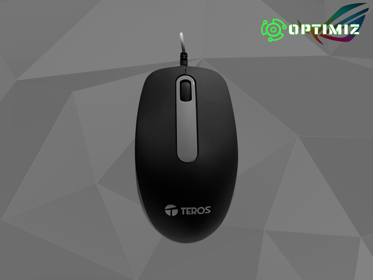 Mouse cableado Teros negro