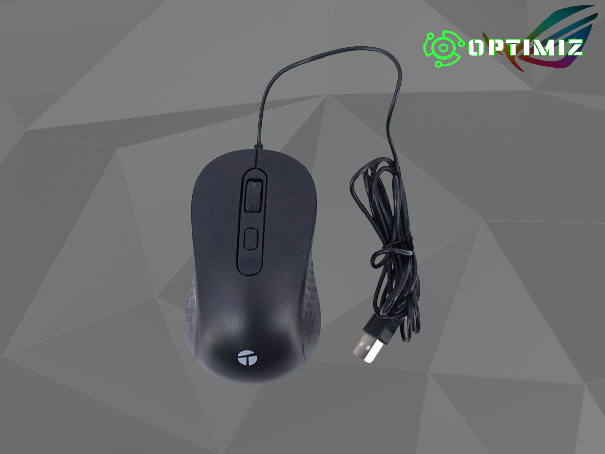 Mouse cableado Teros negro