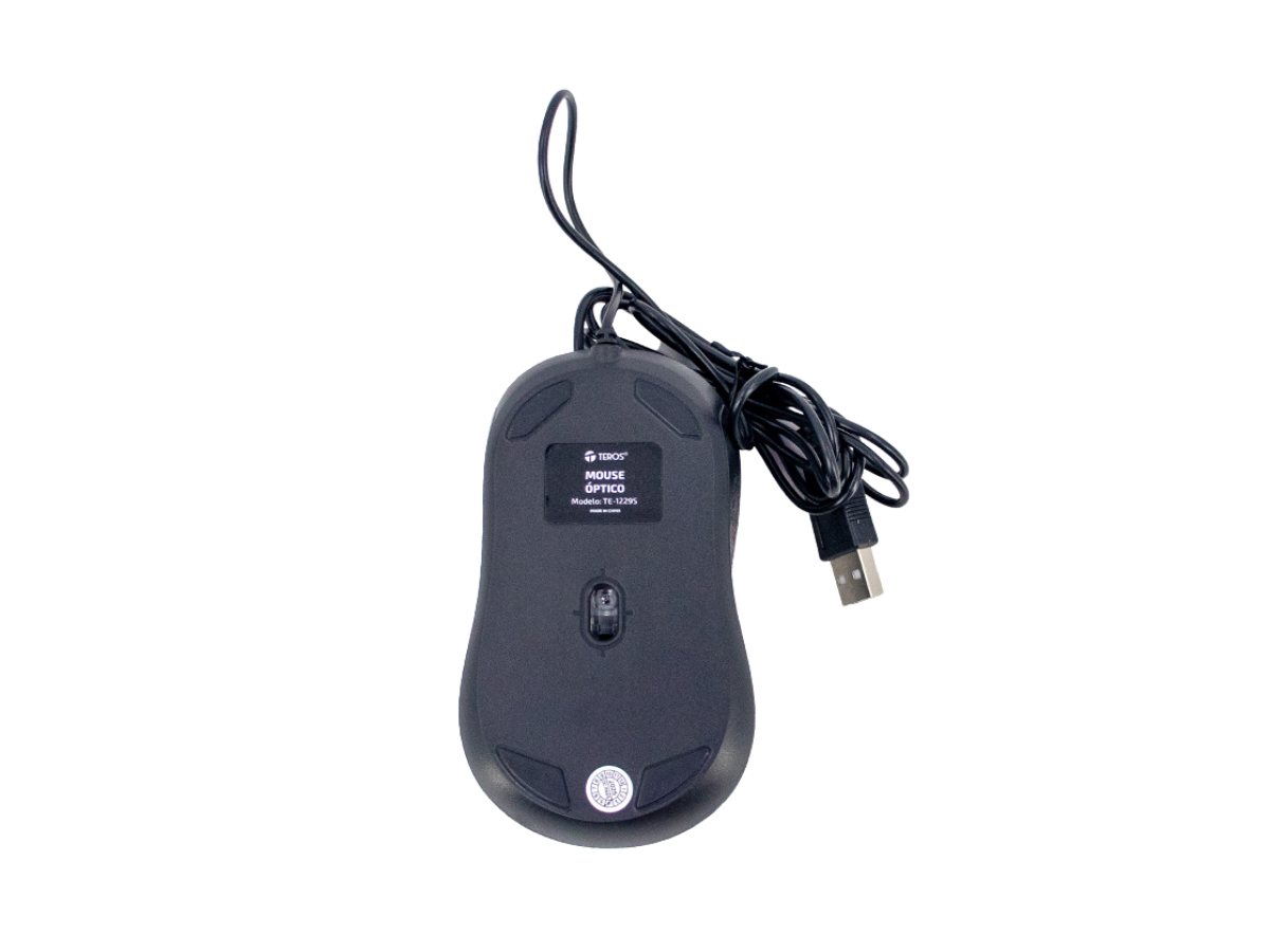 Mouse cableado Teros negro