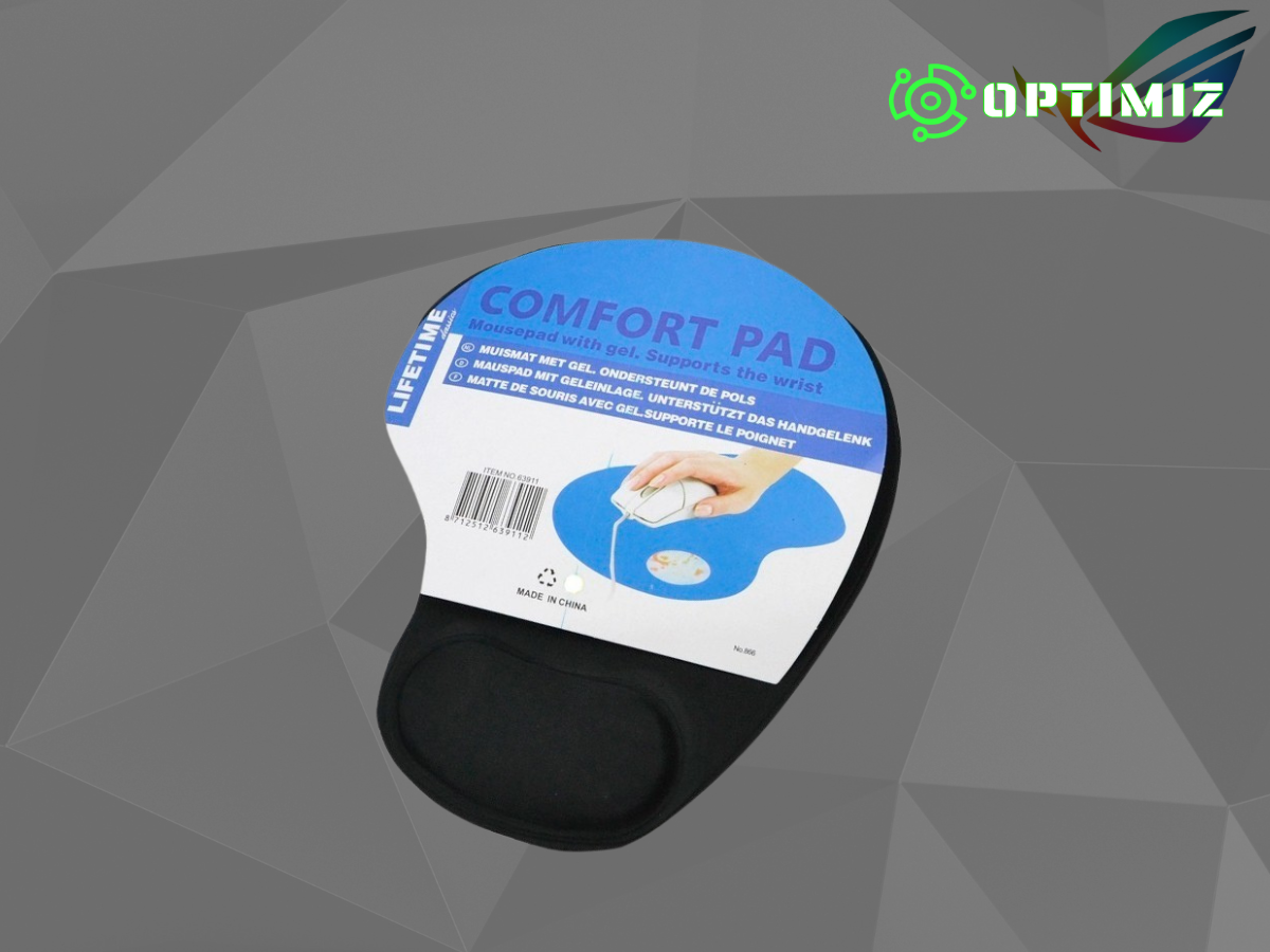 Mouse pad con soporte de muñeca