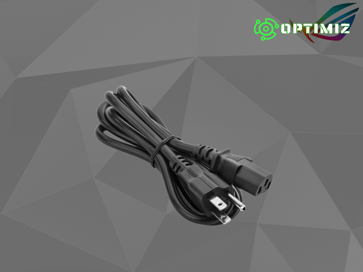 Cable de poder negro